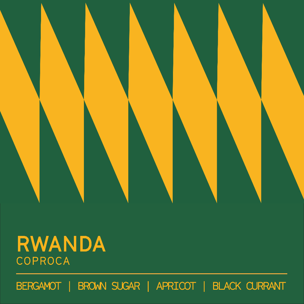Rwanda Coproca tasting notes — bergamot, brown sugar, apricot — Clark St Coffee