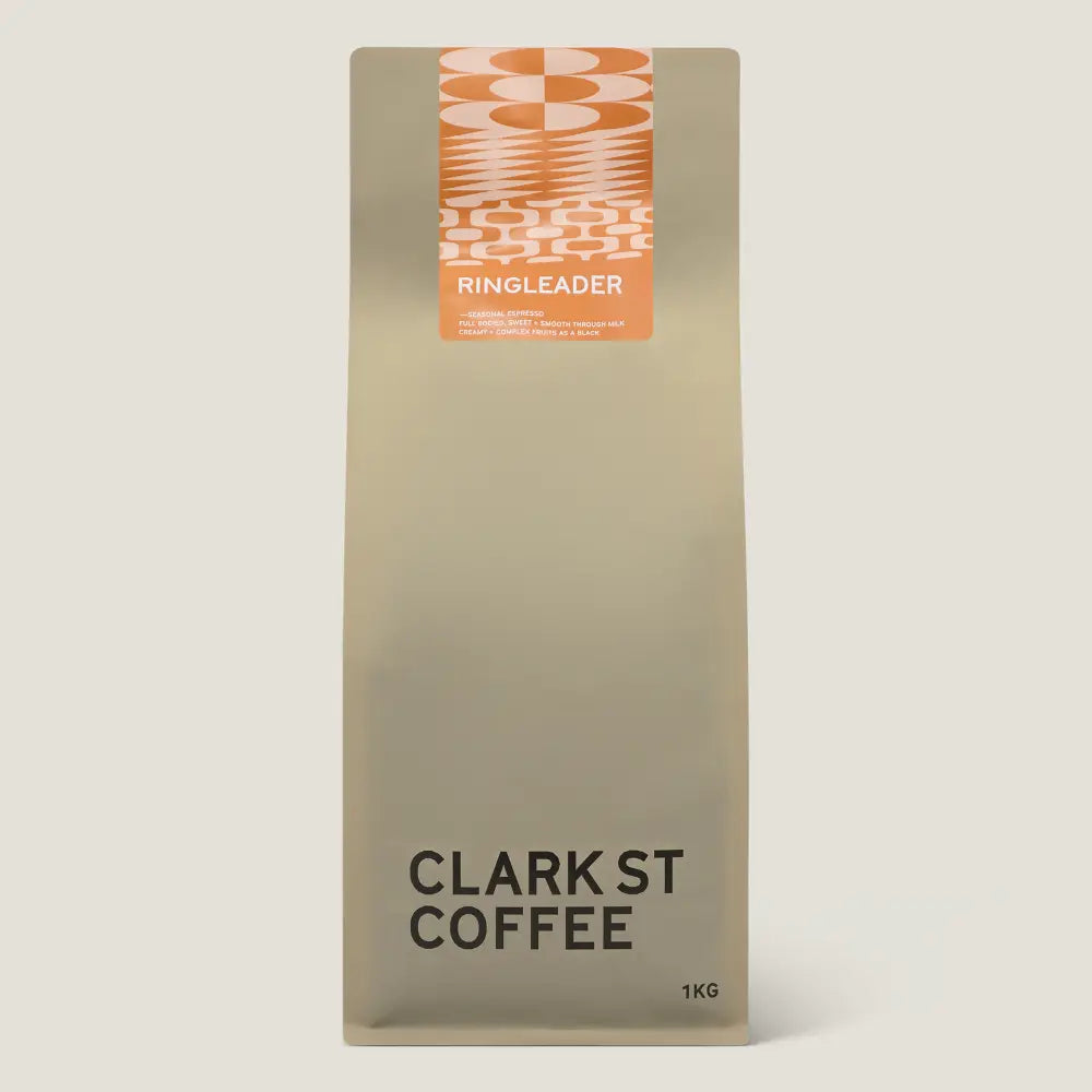 Ringleader espresso blend 1kg bag — buy specialty coffee online Australia — Clark St Coffee