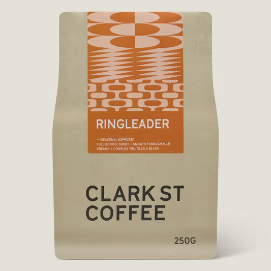 Ringleader espresso blend 250g bag — specialty coffee Melbourne — Clark St Coffee 