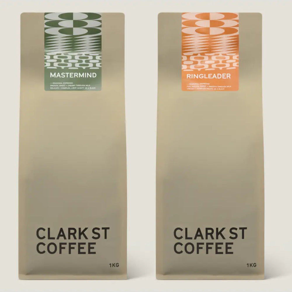 Clark St Coffee bulk coffee box 6kg — office coffee Melbourne — Ringleader and Mastermind blends